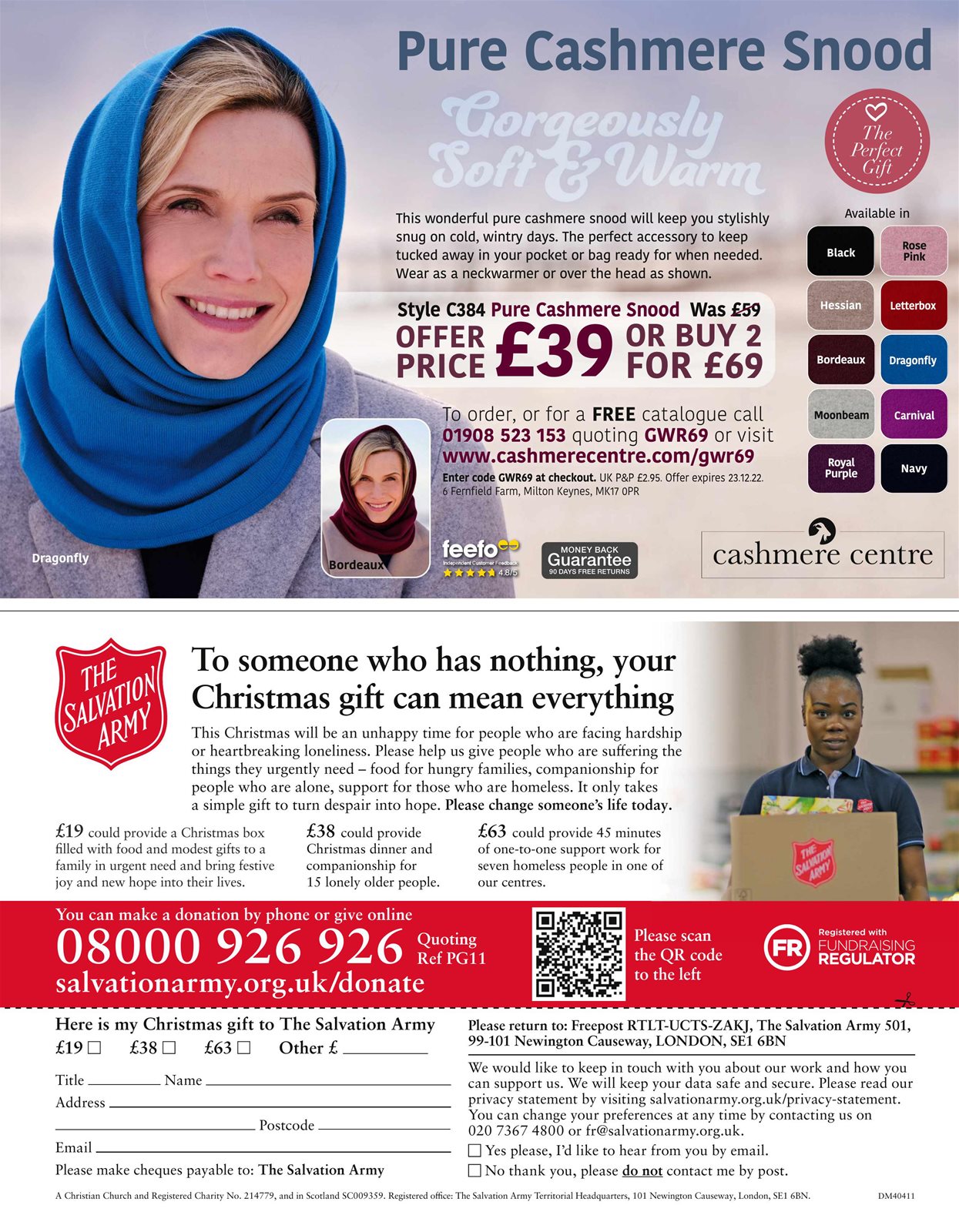 Salvation Army Bbc Gardeners World Magazine December 2022 3746