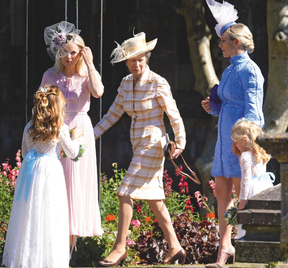 WITH THE QUEEN’S GREAT-GRANDCHILDREN AS BRIDESMAIDS STEPHANIE PHILLIPS ...