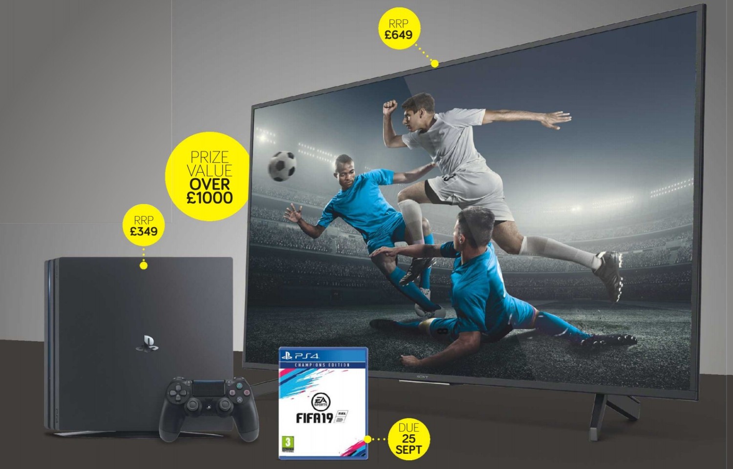 afskaffe morgenmad længde WIN A PS4™ PRO, A 4K SONY TV & A COPY OF FIFA 19 WITH AO.COM | Stuff  September 2018
