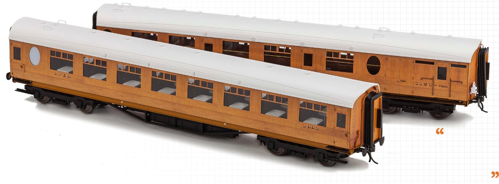 Darstaed LNER Thompson coaches | Model Rail Jan 23