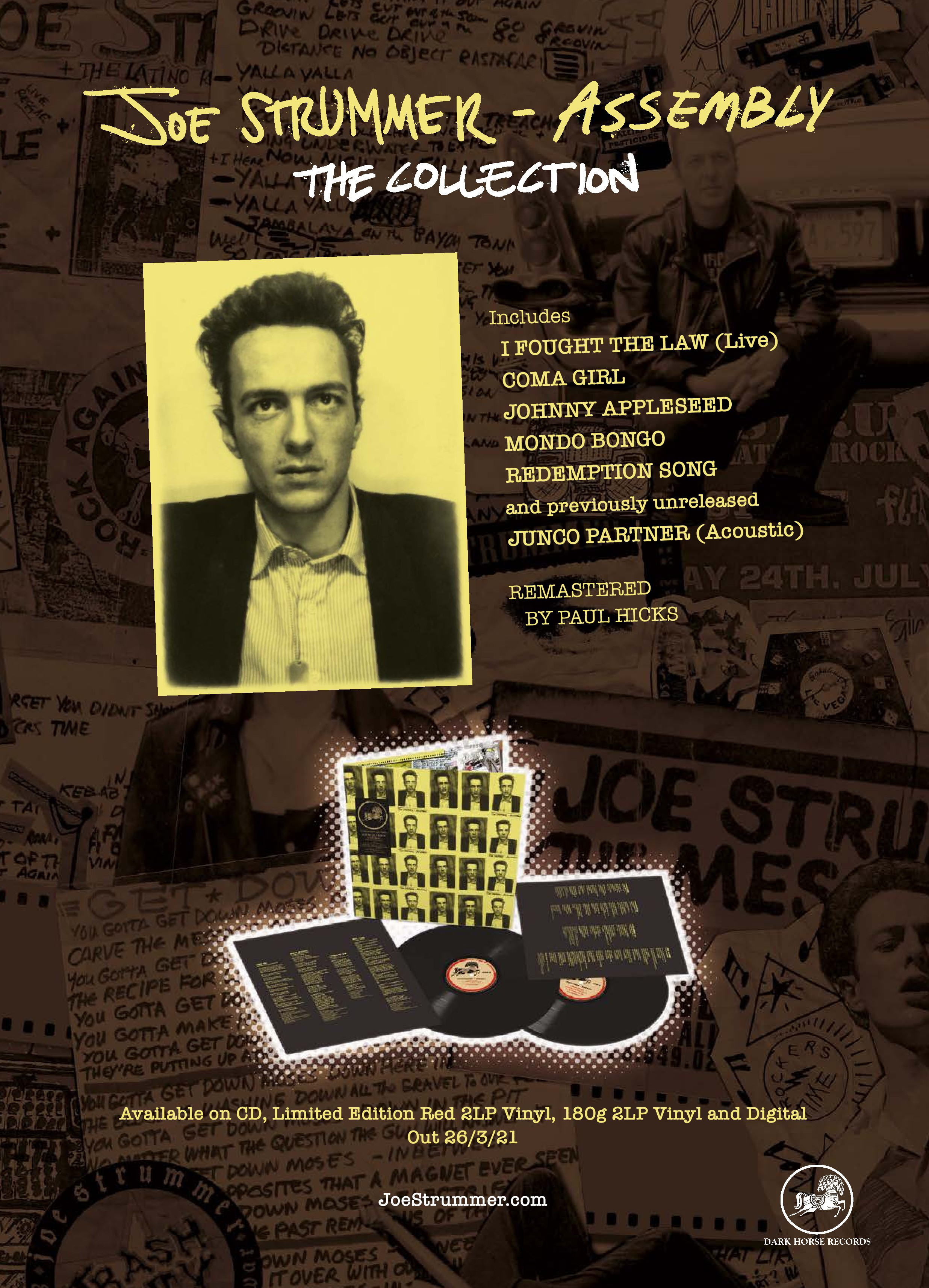 joe strummer assembly t shirt