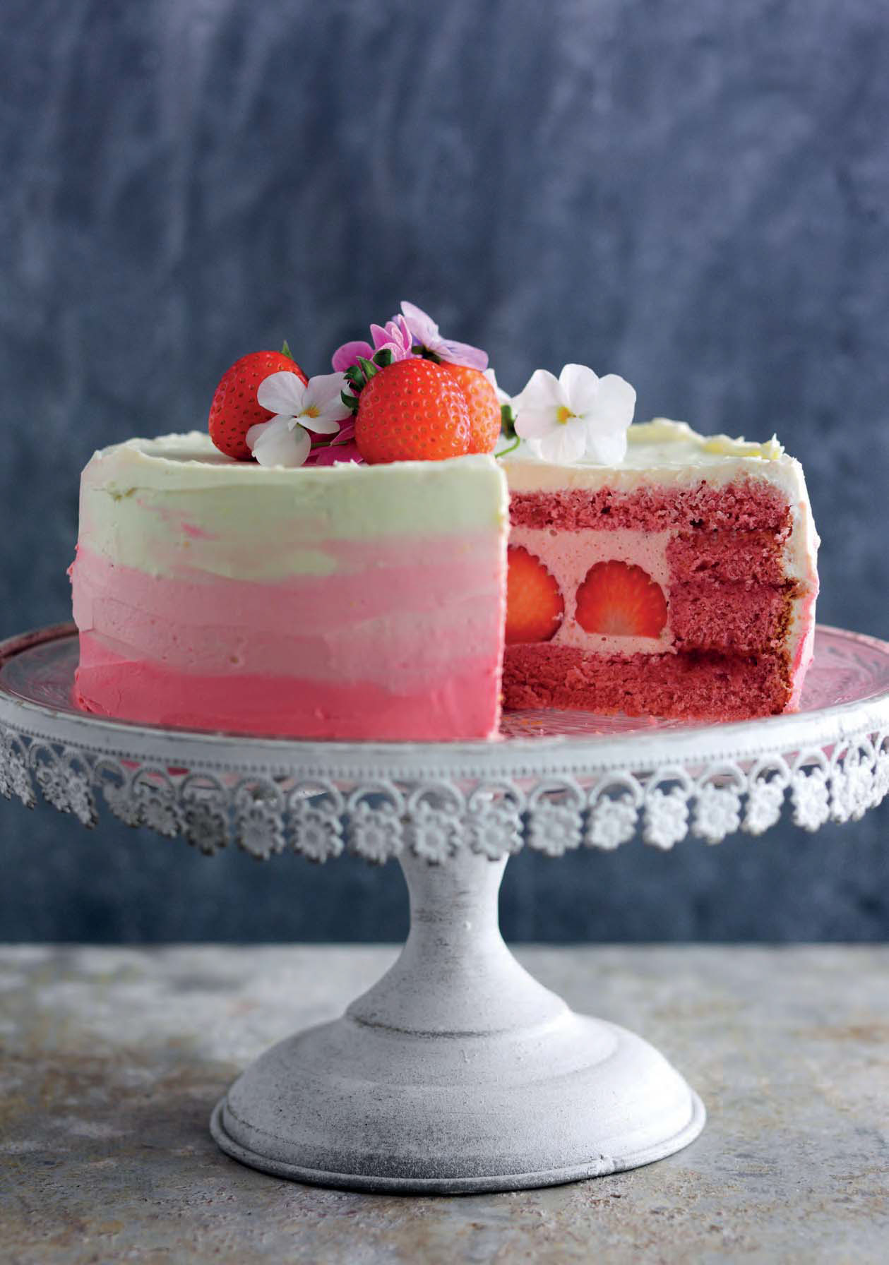 Strawberry Chiffon Cake Cake Decoration And Sugarcraft Magazine June 2020